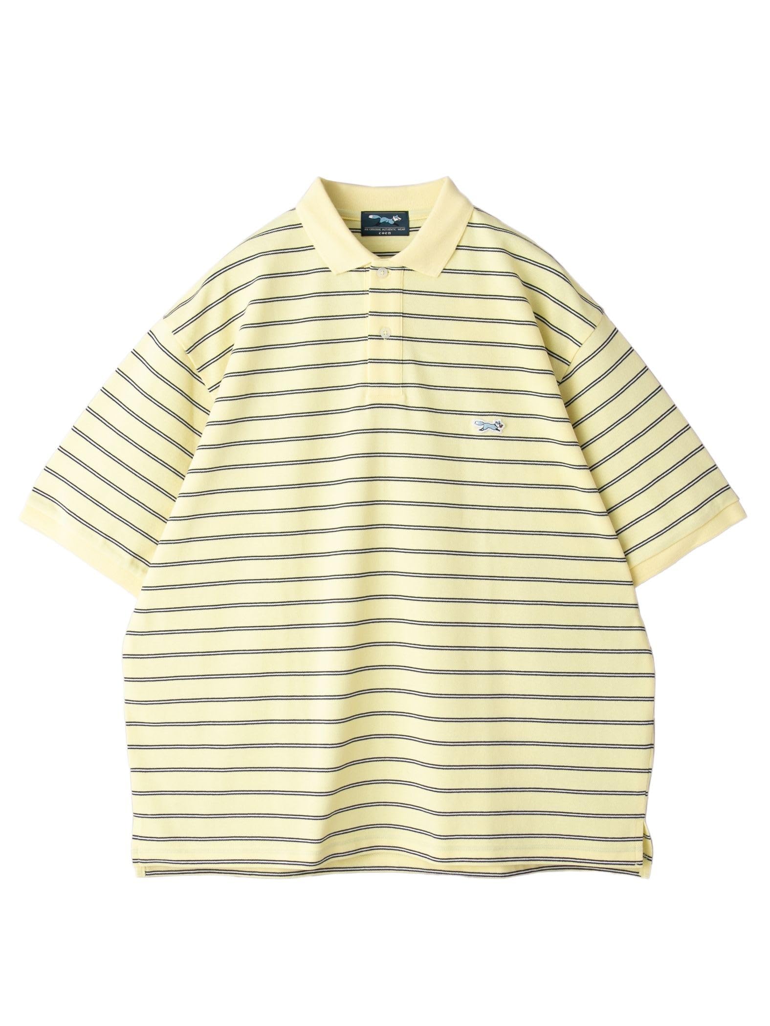 

Cohen Penneys Dry Kanoko Striped Polo Shirt with and 75256030463 5130 CREAM Size S Custom-Made Moisture-Wicking Quick-Drying Function, (51),