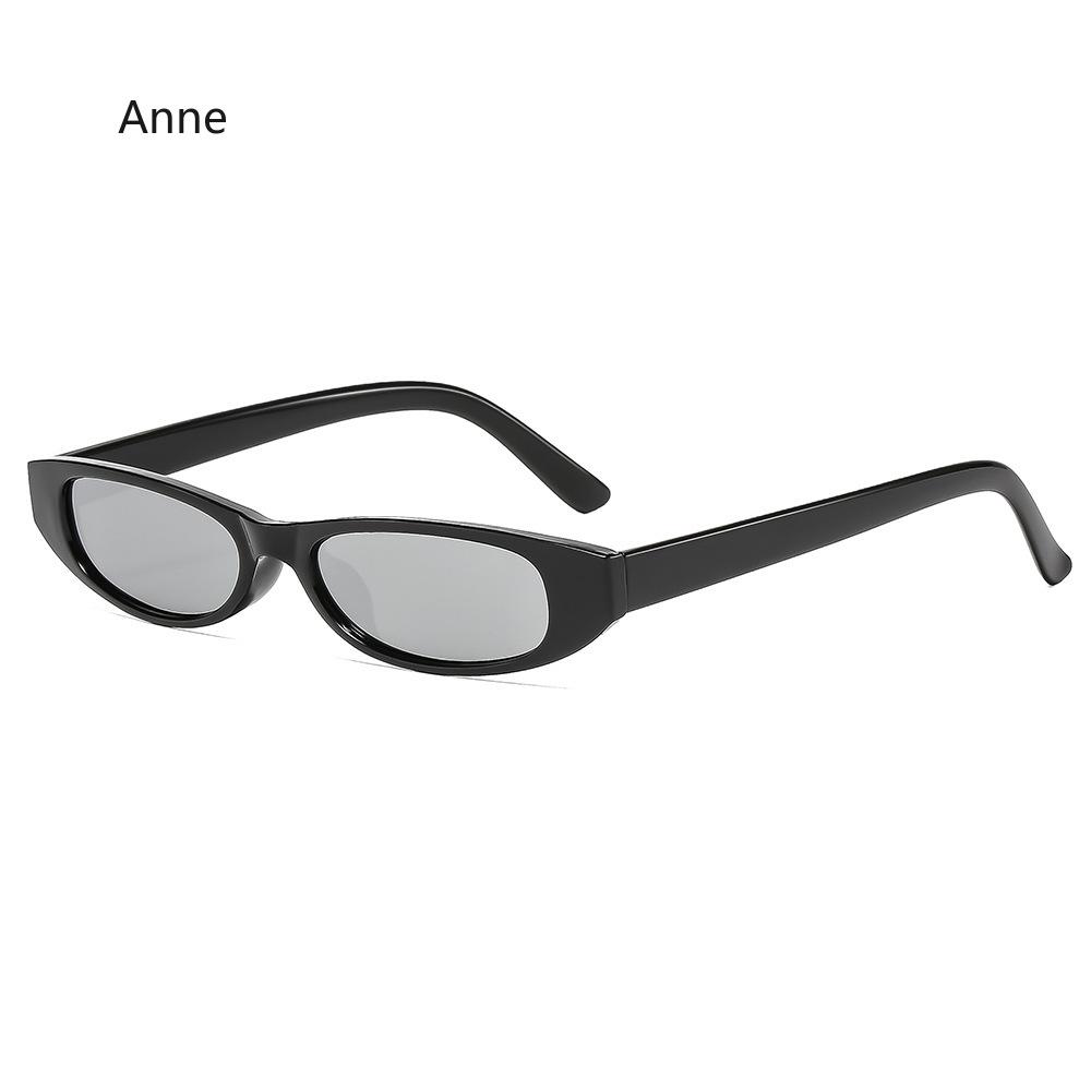 Retro Cat Eye Sun Glasses Women Trendy Small Narrow Sunglasses Men Outdoor Goggles Luxury  Designer Shades UV400