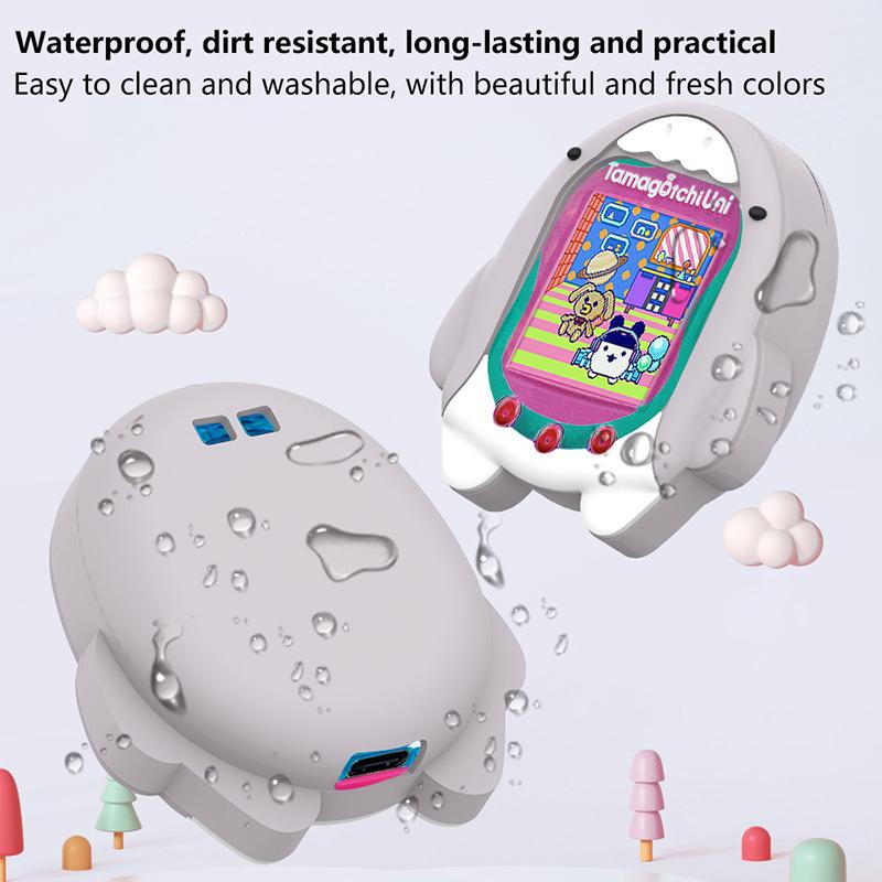 Silicone Case For Tamagotchi Uni 2023 Interactive Virtual Pet Toy Protective Cover Kawaii Case With Lanyard For Tamagotchi Uni