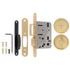 Concealed Privacy Pocket Door Lock with Knob for Sliding Doors