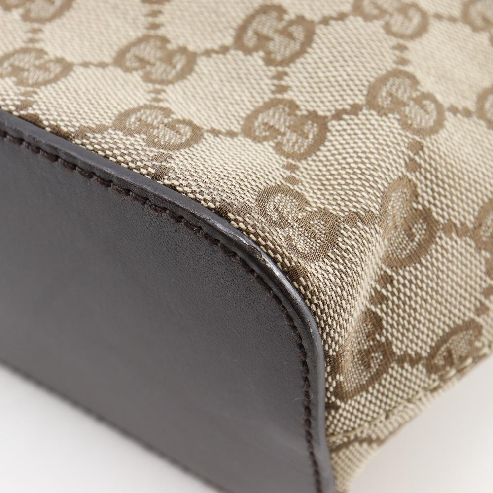 GUCCI Semi-Shoulder Shoulder Bag 1669 Brown GG canvas Women Used