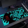 Japanese Dragon Large Gaming Mousepad XXL Keyboard Gamer Mouse Pad on The Table Speed Desk Mat Anime X Yellow Mouse Mats