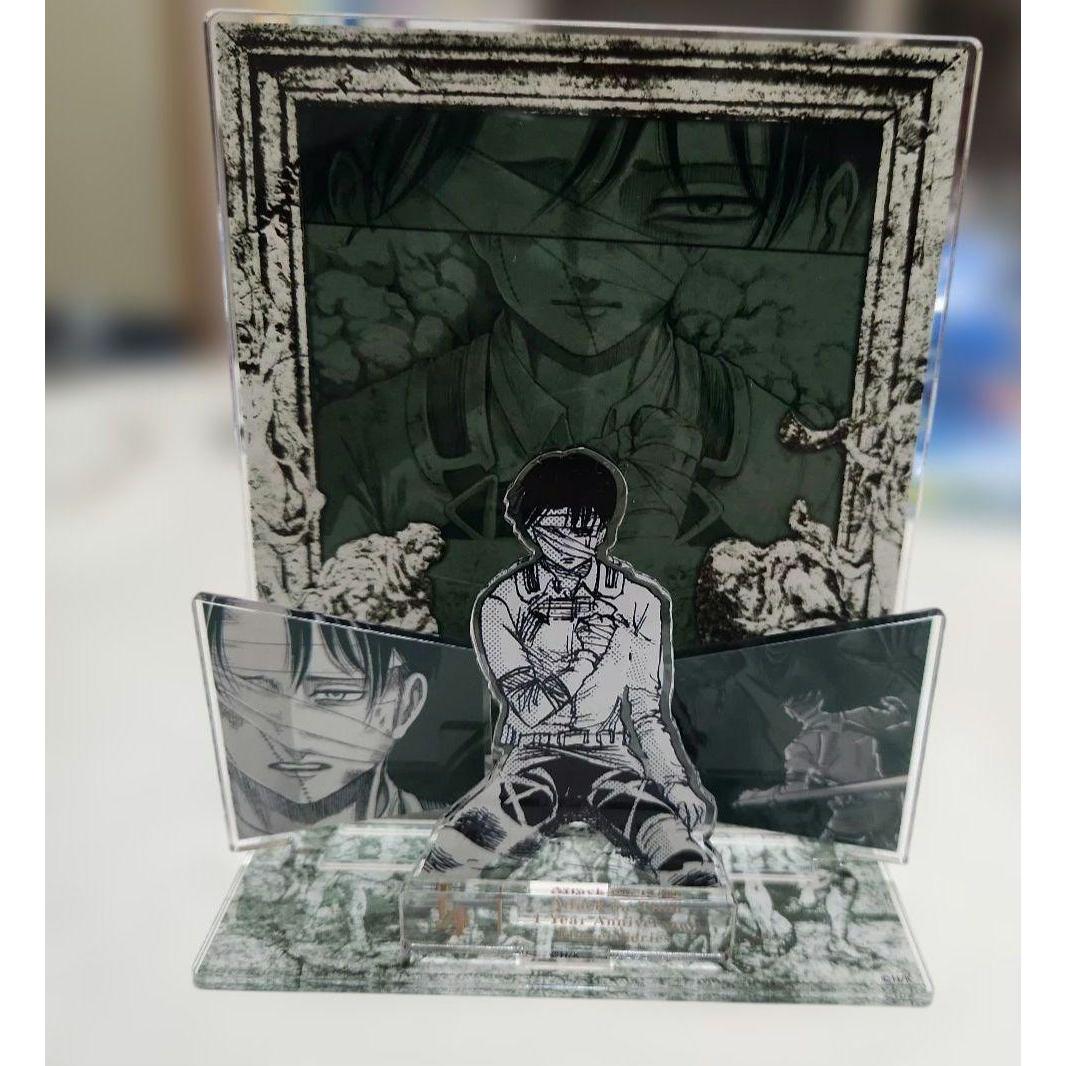 Used Attack on Titan Levi Diorama Acrylic Stand Axta