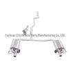 Compatible Dual Valve Mid-and-Rear Dual Muffler for 2023 Mercedes-Benz C350E 2.0T