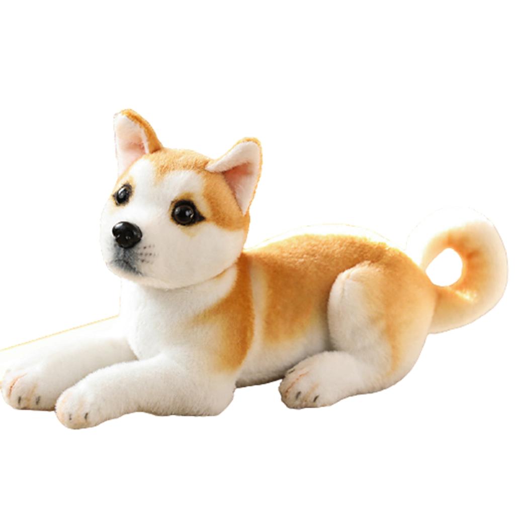 Simulation Dog Plush Toy Soft Stuffed Doll Adorable Kids Hugging Pillow Birthday Gift For Boys Girls