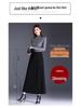 Elegant High-Waisted Fishtail A-Line Midi Skirt - Winter 2025 Slimming Style
