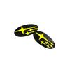 2pcs Acrylic Car Front Hood Emblem Cover For Subaru Forester 2017-2021 Rear Trunk Logo Badge Stickers Auto Decoration WW2