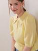 FABRICSEOUL Wool Alpaca Puff Knit_Yellow