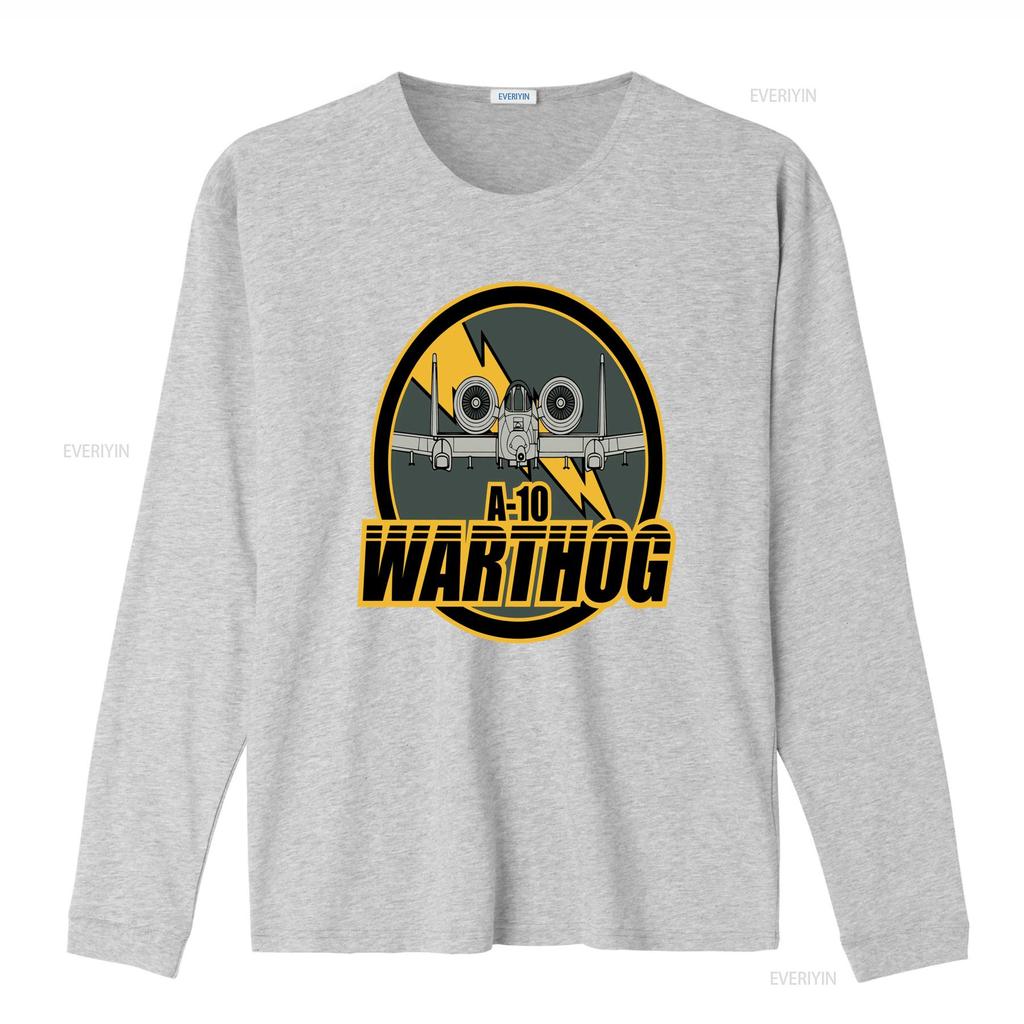 A 10 Warthog T Shirt Military Aircraft Design For Aviation Enthusiasts Vintage Washed Stretched Casual Designer Clothes Stylish
