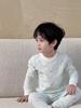 2025 Spring/Summer Children's Lycra-Cotton Pajamas: Korean Style, Tagless, Casual Home Wear Set