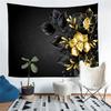 Cherry Blossom and Flower Printed Living Room Decoration Wall Hanging Tapestry Yoga Mat Rug Home Decor Art