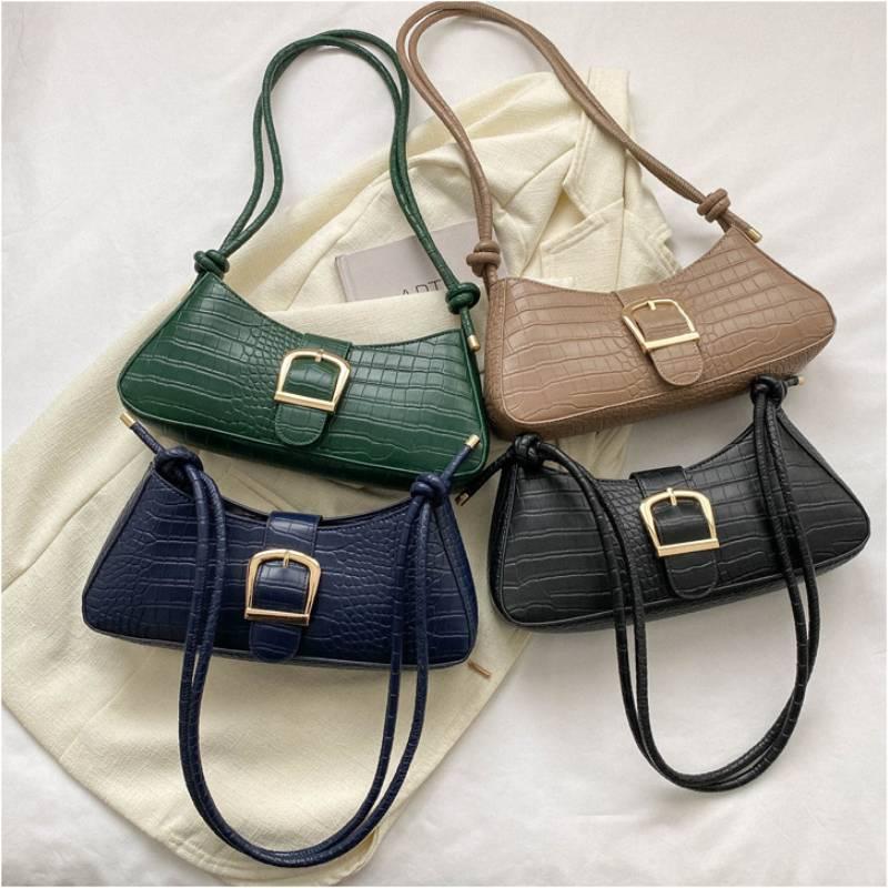 Fashionable Vintage Shoulder Bag For Women Trendy Summer 2023 Collection Chic And Stylish Street Style Small Size Pu Material