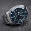 NEW model HYAKUICHI 101 38mm 20 ATM water resistant sweep seconds diver's watch ceramic bezel non-date wristwatch deep aqua men's women's unisex