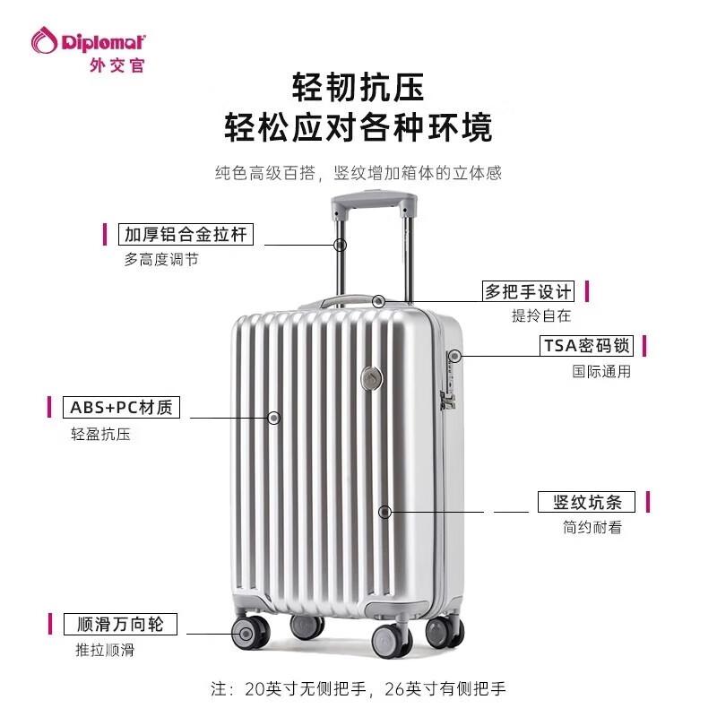 Diplomat TC-6106 Hardside Carry-On Luggage