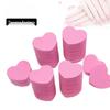 Mini Heart Sponge Nail File – Washable, Two-Sided Polishing Tool