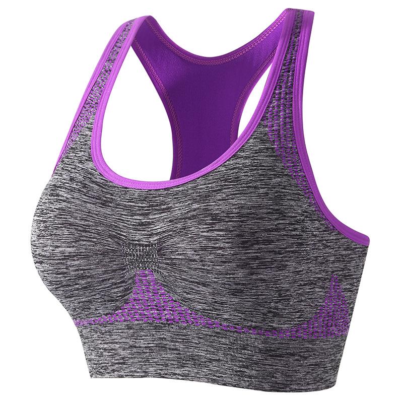 Women's Quick-Dry Shockproof Sports Bra for Running, Yoga, and Fitness - Wire-Free with Anti-Sagging and Beautiful Back Design
