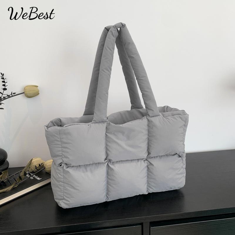 

New Versatile Bag, Large-capacity Fashionable Hand-held Tote Bag синій