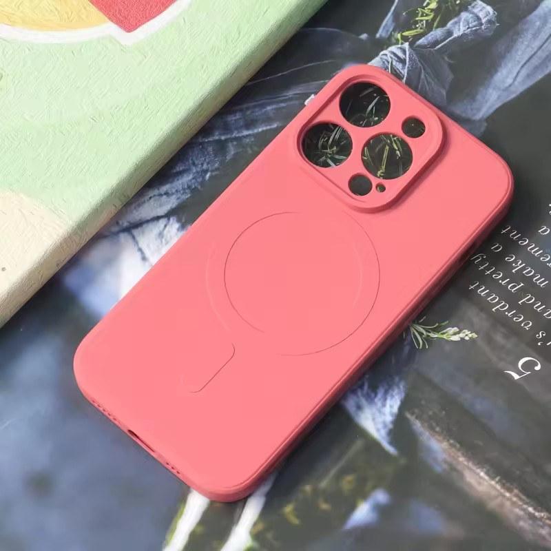 Liquid Magnetic Charging Case For iPhone17 Air 16 15 14 Plus 13 Pro Max 12 11 Pro XS Max XR Magsafe Silicone Cover