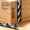 Hex Shank Woodworking Drill Bit Three-Pointed Woodworking Hole Cutter  DIY Wood Drilling