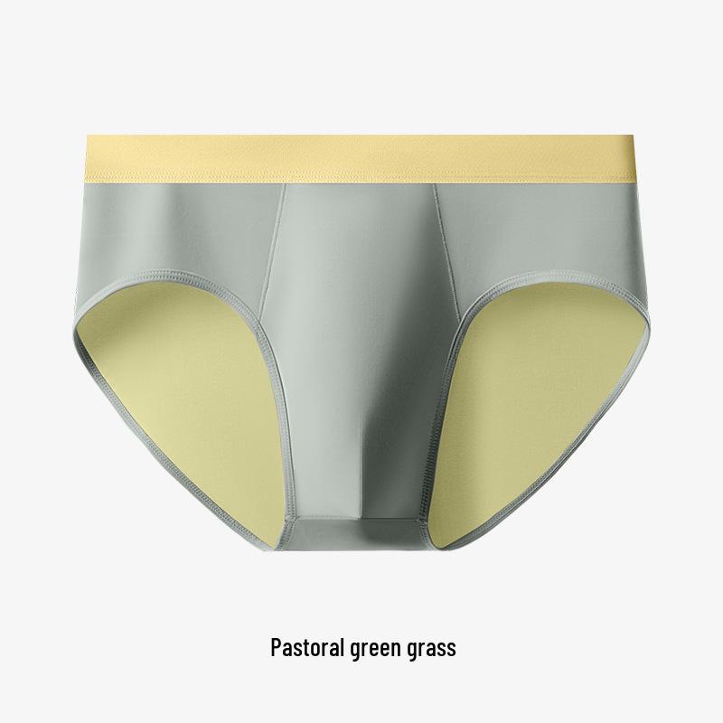 Men's Ice Silk Seamless Briefs - Slim Fit, Breathable, Comfortable Triangle Underwear
