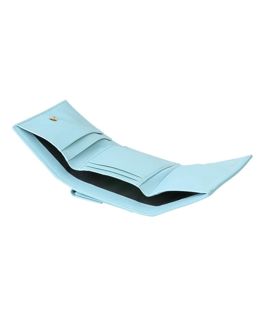 Paul Smith Wallet 555400G040 Light Blue Tri-fold
