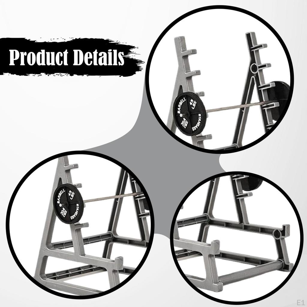 Squat Rack Pen Holder,Desk Organizer Gift Display Stand Mini Barbell Pencil Holder for Office