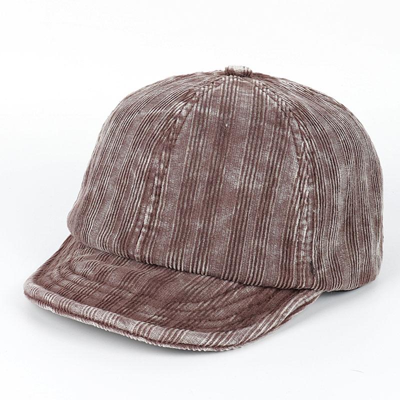 

New 2026 Spring Baseball Cap Women Men Vintage Gorro Mujer Corduroy Cotton Unisex Japanese Men s Caps Hip Hop Hat Black 56-60cm кавовий