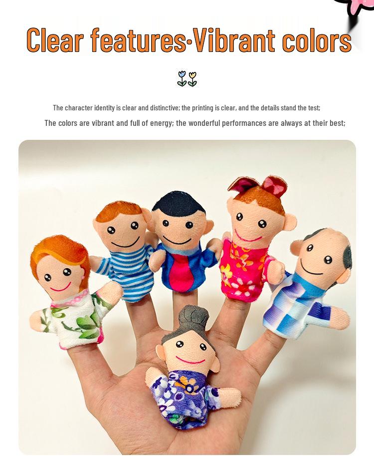 Animal Finger Puppet Display Rack for Kindergarten and Dollhouse Language Areas