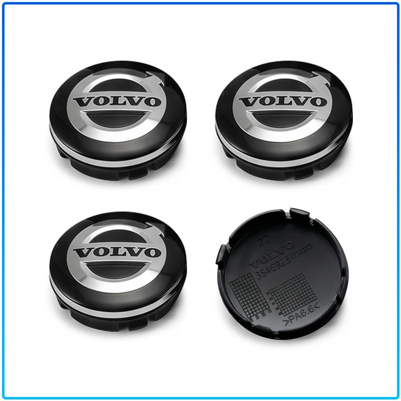 For Volvo XC90 XC60 XC40 V40 V50 V60 S40 S50 S60 S70 S80 S90 240 C70 Vnl Truck 4Pcs 56mm Car Wheel Center Caps Hub Cap Covers Emblem