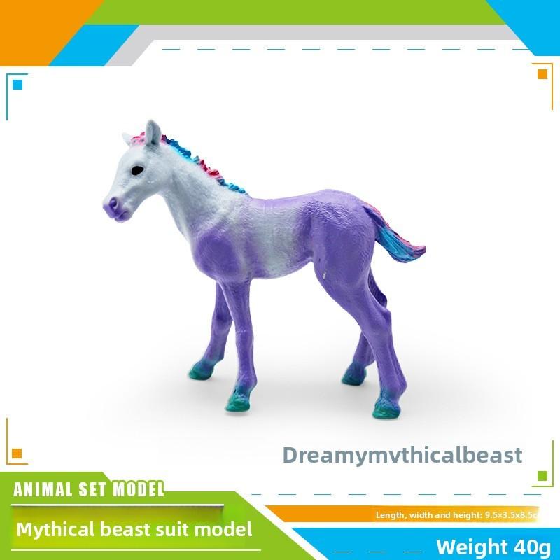 Unicorn Figurine Collectible Pvc Model For Kids Fantasy Animal Decor Play Toy