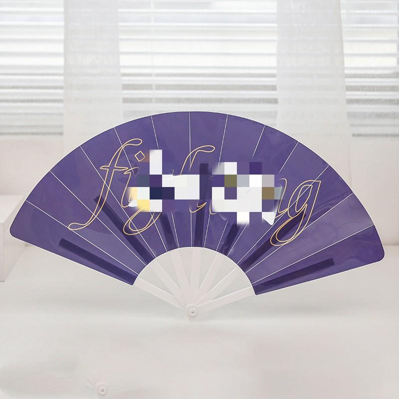 Letní duhový ventilátor skládací ventilátor Cool ventilátor Dětský taneční ventilátor 7palcový hadřík Starožitný plast Dekorace představení do školky