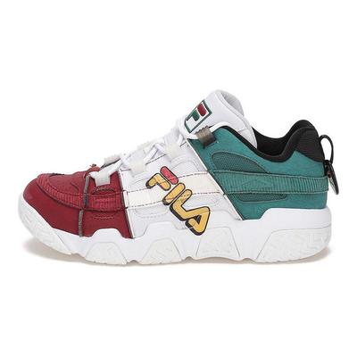 Fusion Durable Breathable Low-Top Retro Basketball Shoes Women Sneaker White Red T12W041202FWA