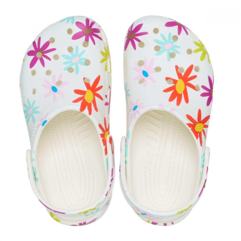 Crocs Kids Classic Crafted Daisy Clog Kids 211580 0wv Crocs Sandals Slippers Gibbitz...