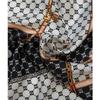 Daks Black Dd Chain Pattern Silk Square Scarf Dcsc2f021bk
