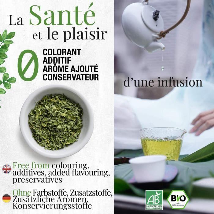 Infusion bio feuilles de moringa - 100g - en vrac