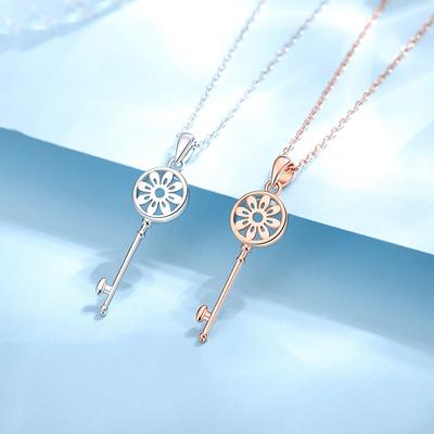 Schlüssel Halskette Damen Mode Nische Schlüsselbein Kette High-End Neujahrsgeschenk für Freundin