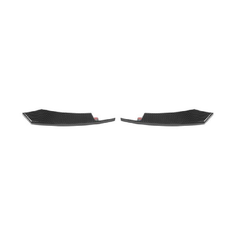 Front Fog Light Lamp Eyebrow Cover Trim For Ford Mustang 2010-2014 Carbon Fiber
