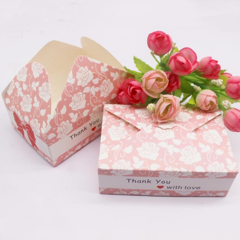 

10 шт. рождественских подарочных наборов, бумажные белые мешочки для украшений, шоколадные украшения для вечеринок 10box 10.5x7x3.5cm