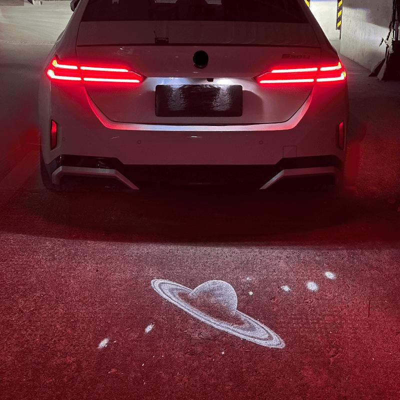 BMW License Plate Projection Lights: Compatible with 1, 3, 4, 5 Series, X1, iX3, X5, M3, M4 - Welcome Atmosphere Upgrade.