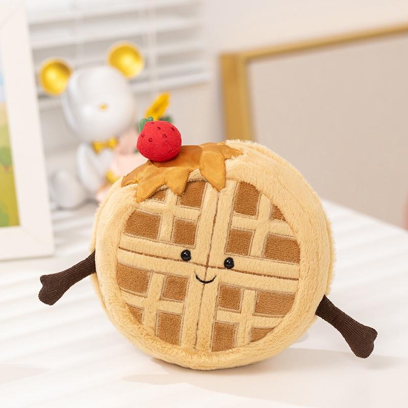 Creative Cute Pendant Bread Story Plush Toy Snack Pillow