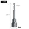 Hexagon Socket Wrench Magnetic 100mm 1pc Chrome Vanadium Steel