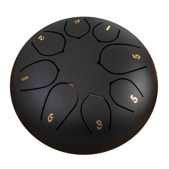 Steel Tongue Drum Rain Chime Hand Drums Sound Healing Instruments Chakra Tank Drum for Musical Education Meditation Yoga Zen