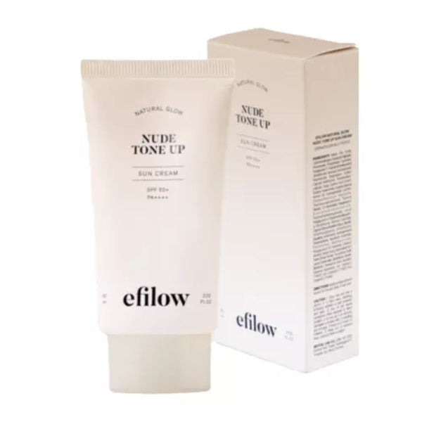 

efilow Natural Glow Nude Tone Up Sun Cream - 60ml (SPF50+ PA++++)