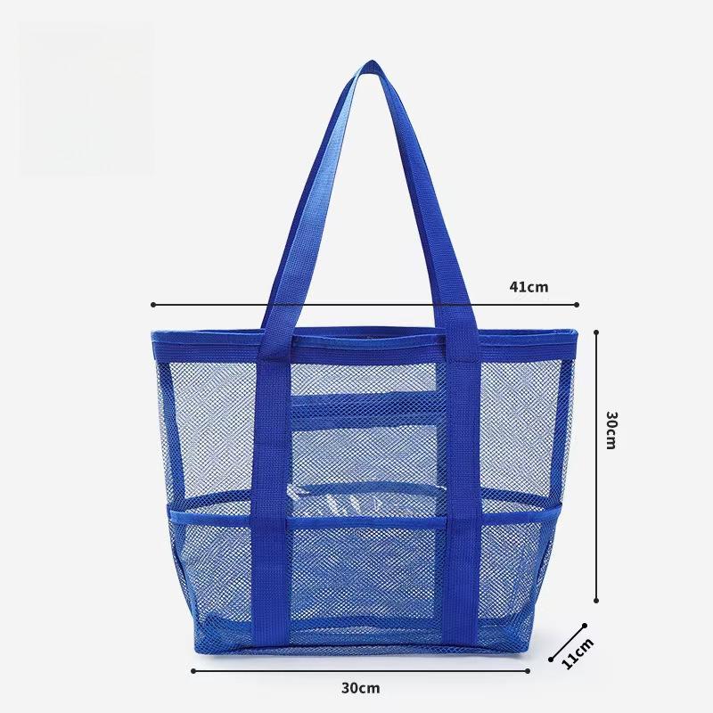 Große Kapazität Netz-Strandtasche Tragbarer Reise-Organizer für Schwimmen und Fitness KTB