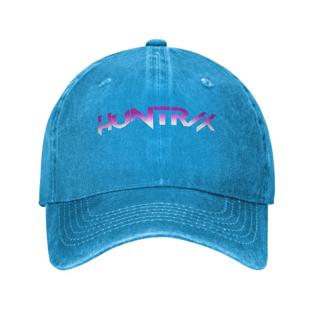 Vintage Huntrix Dämonenjäger Kpop Logo Baseballkappen Unisex Stil Used Gewaschene Sonnenkappe Sommer Verstellbare Passform Hüte Kappe