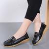 Fashion Classic New Leather Shoes comfortableBreathable Shoes Slip On Women Flats  Women's  Spring Autumn Mother Shoes