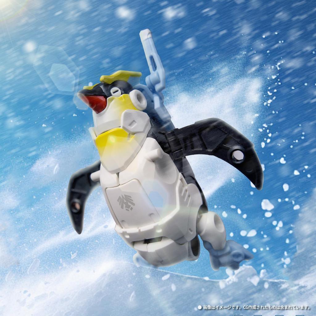 BEASTBOX 52TOYS JETSTREAM Transforming Toy Transforming Figure Transforms from Cube to Penguin Transform Toy Highly Movable Action Figure Mechanical