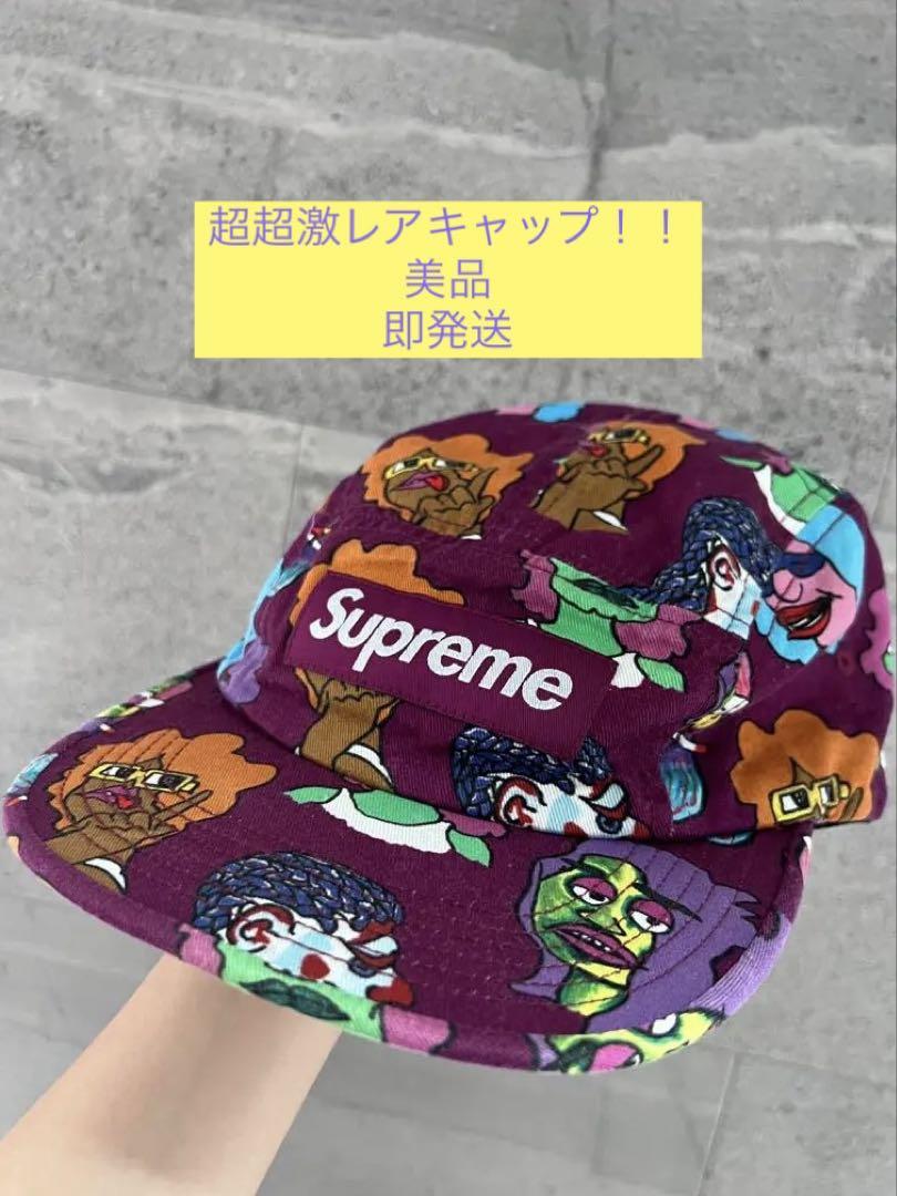 

[Б/У] Supreme кепка-кемп с принтом «Головы Гонза»