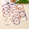 Handmade Bead Bracelet For Independence Day In The United States