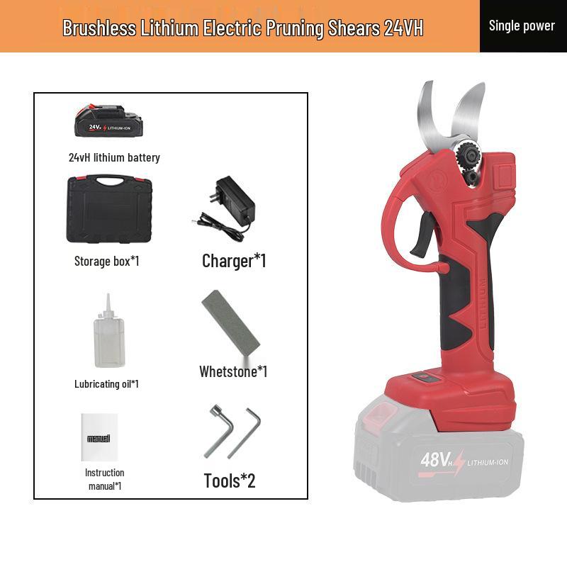 High-Power Multifunction Electric Pruning Scissors for Fruit Trees